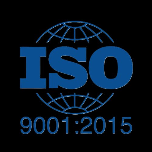 Sello de certificación ISO 9001:2015 en gestión de la calidad